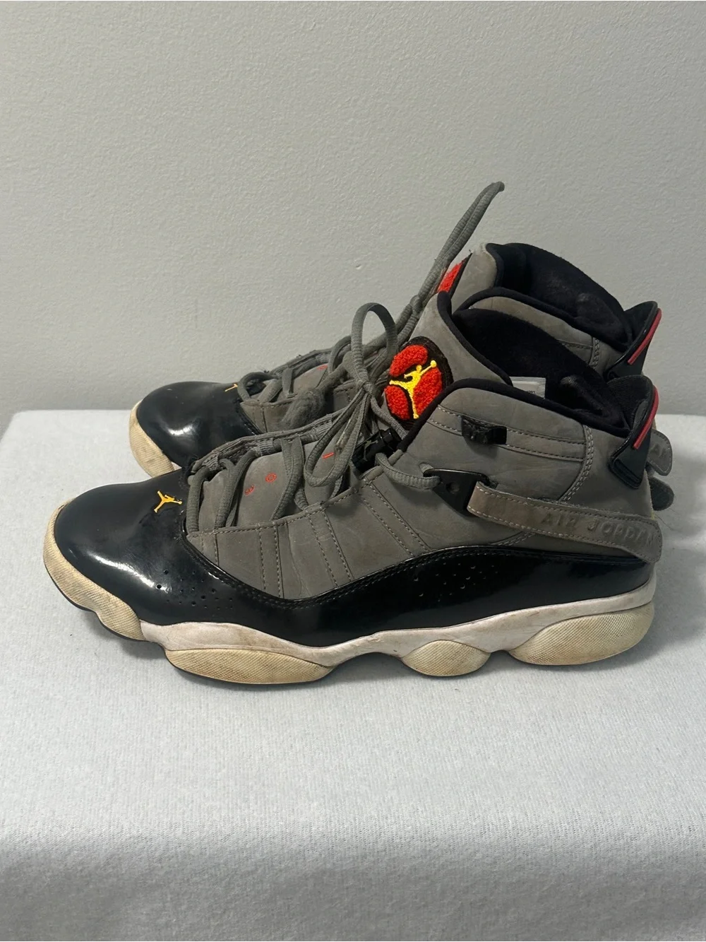 Jordan sneaker featuring